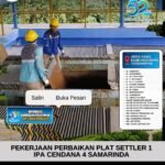 Perumda Tirta Kencana Lakukan Perbaikan IPA Cendana, Layanan Air Tetap Diupayakan Optimal